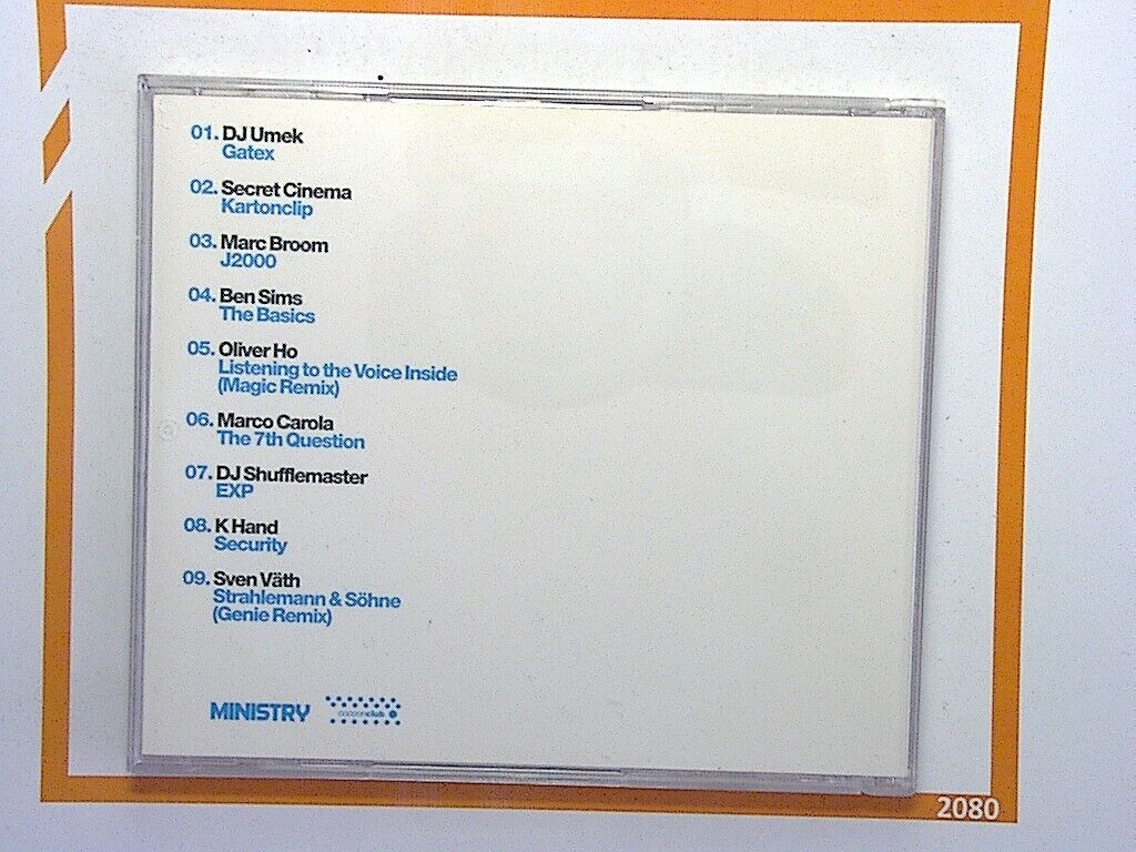 Ministry Cocoon 2001 	Mixed by Sven Vath Väth Cd Mint