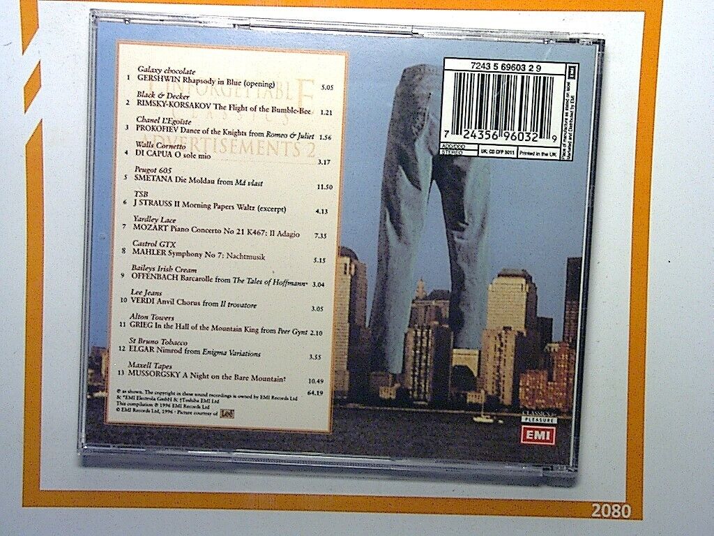 Unforgettable Classics - Advertisements 2 CD Nr Mint