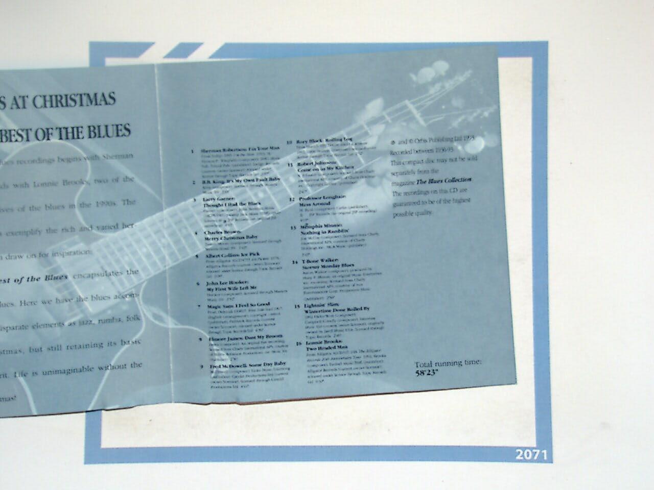 The Blues At Christmas	The Very Best of The Blues CD Mint