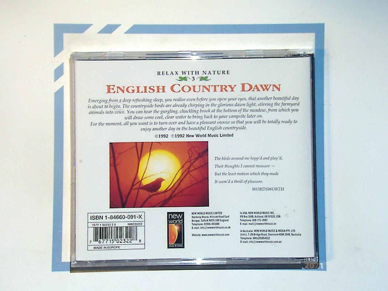 Relax With Nature - English Country Dawn CD Mint
