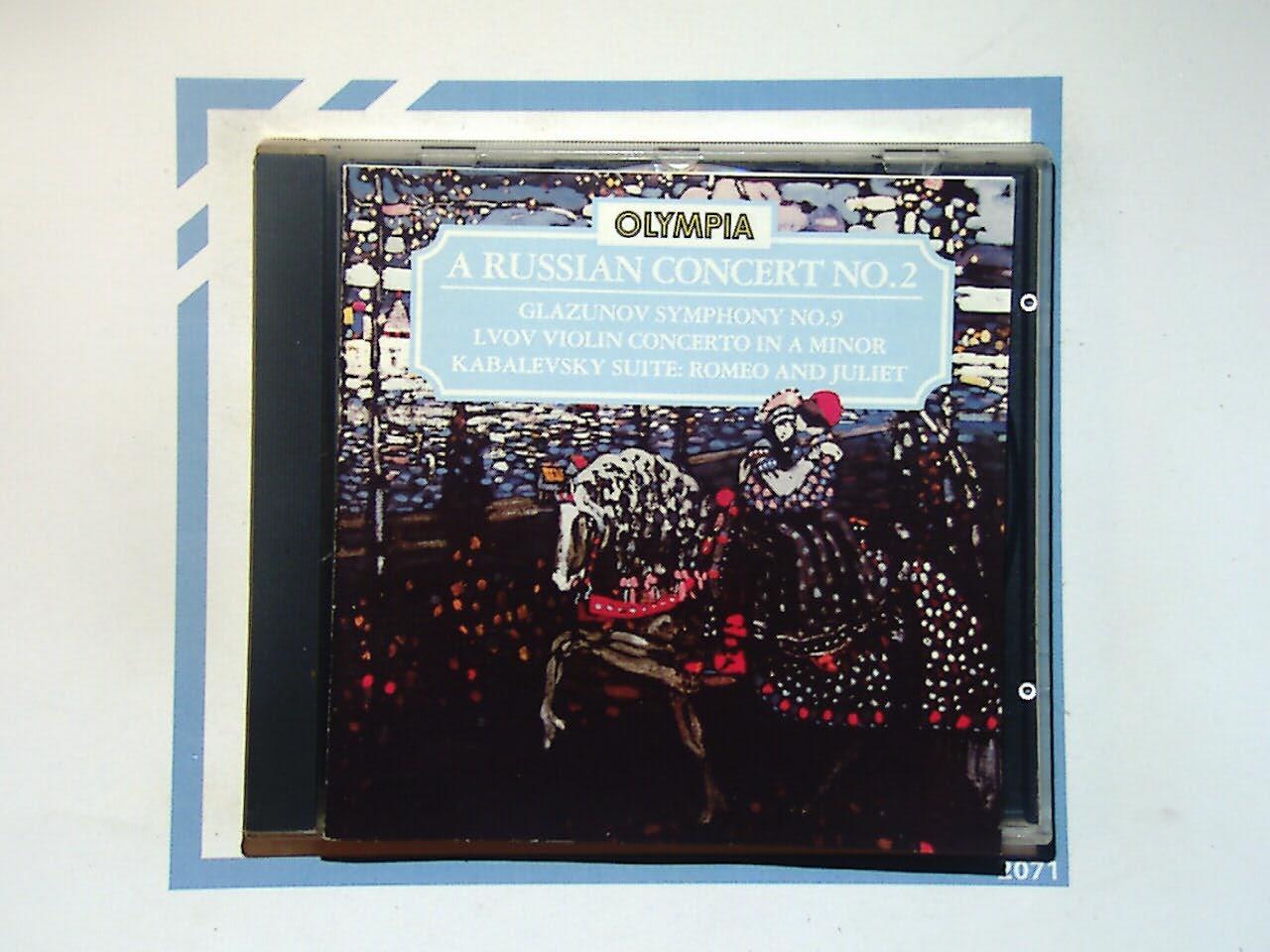 Olympia A Russian Concert No. 2	Glazunov Lvoy Kabalevsky CD Mint