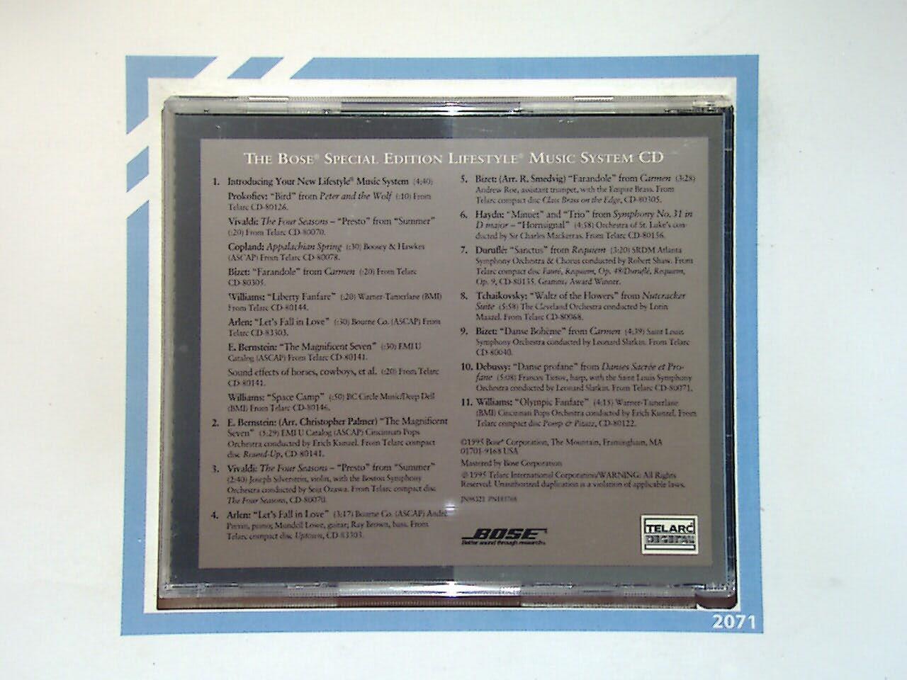 The Bose Special Edition Lifestyle Music System CD Mint