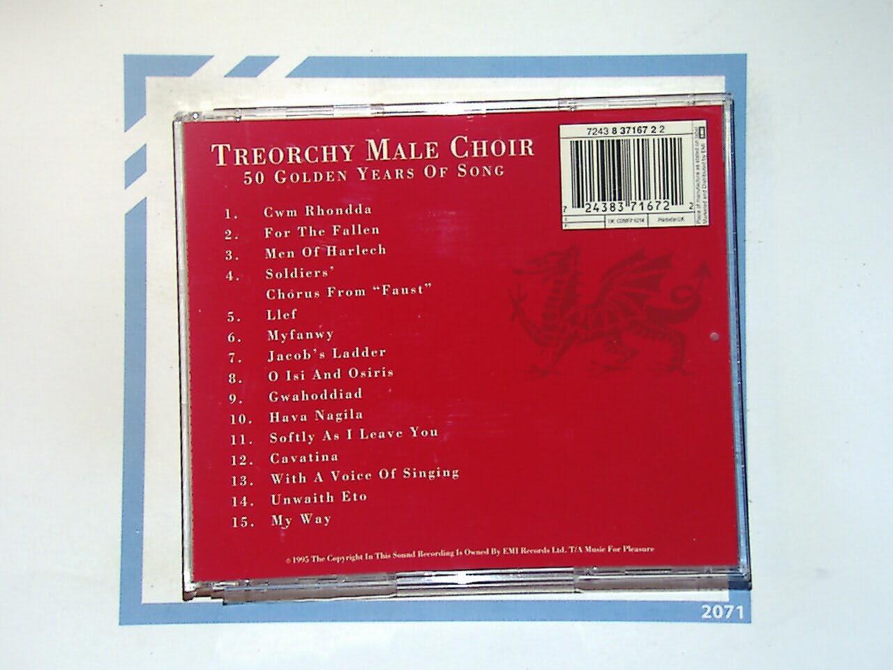 Treorchy Male Choir	50 Golden Years Of Song CD Nr Mint