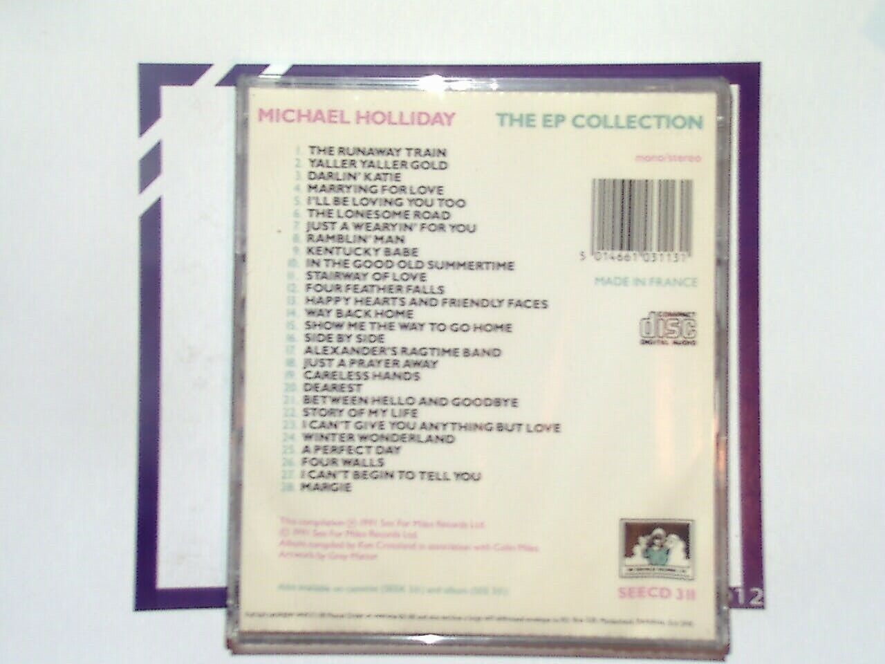 Michael Holliday	The EP Collection CD Mint