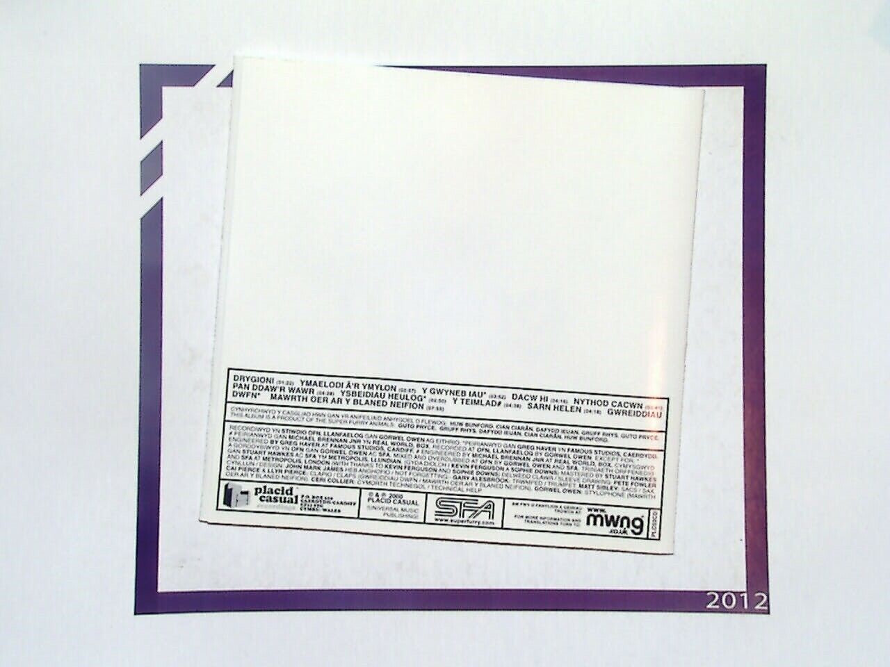 Super Furry Animals	Mwng CD Mint