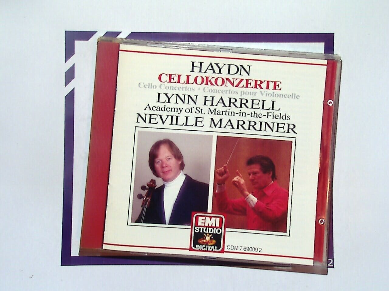 Sir Neville Mariner	HAYDN-Cello Concerto in C & D CD VGC