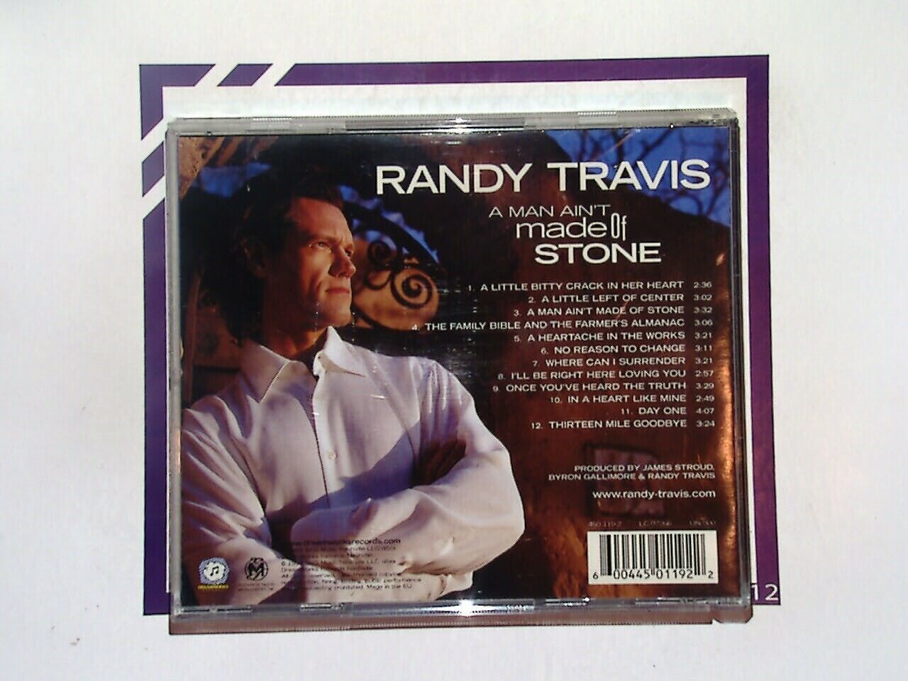 Randy Travis - Man Ain't Made of Stone CD Mint