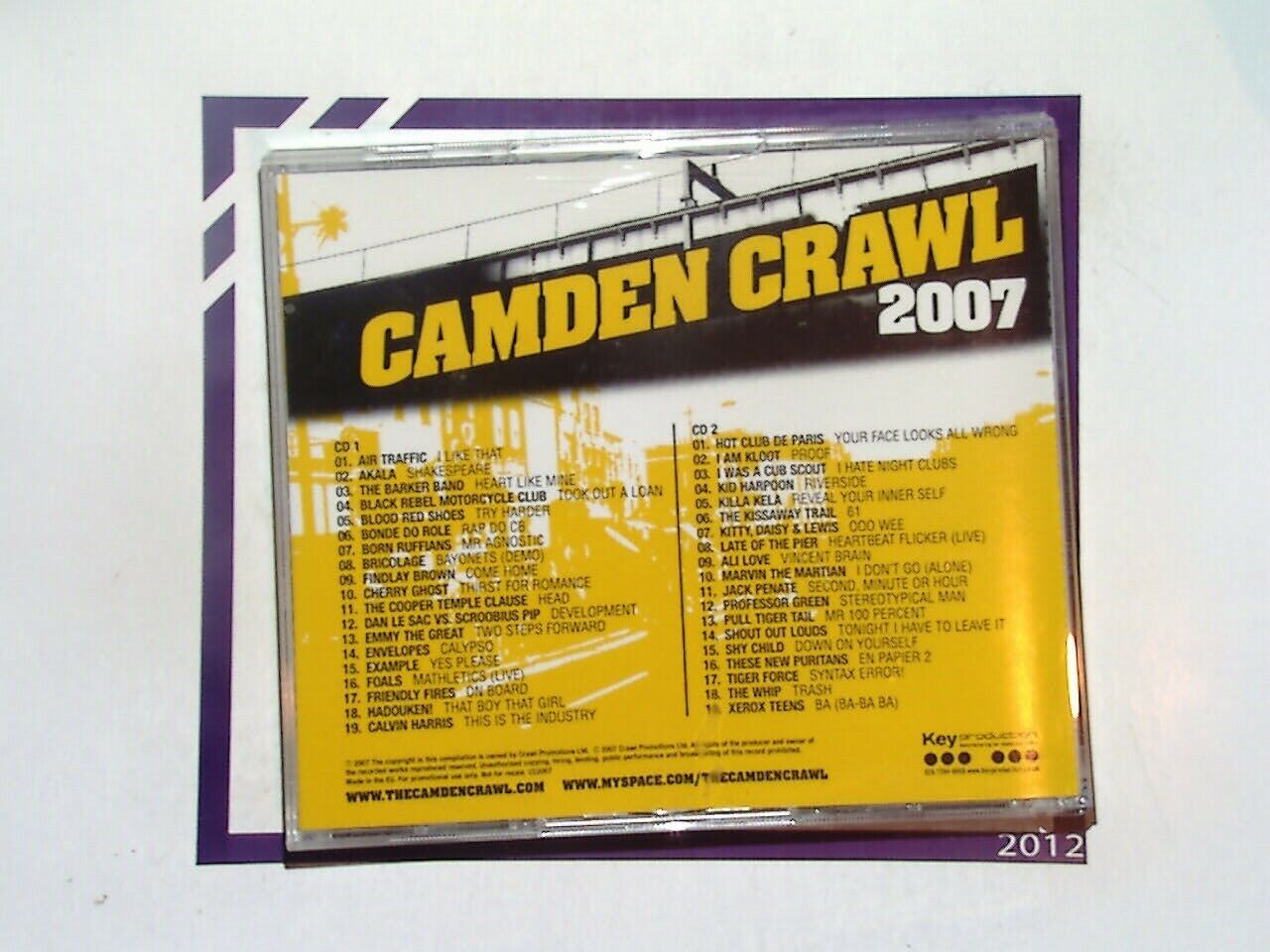 Various - Camden Crawl 2007 Thursday 19th April 2CD Mint