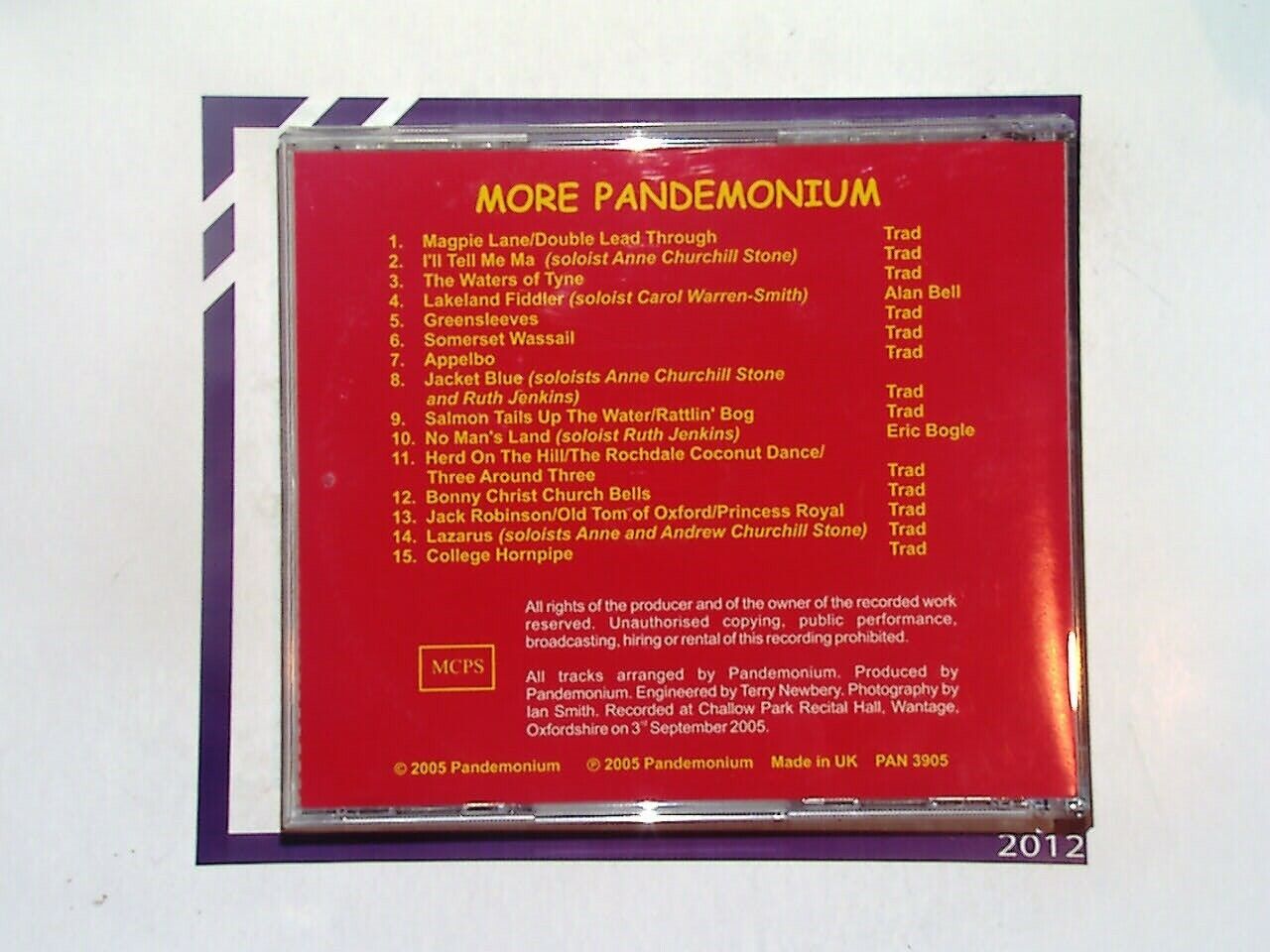 Pandemonium -	More Pandemonium CD Nr Mint