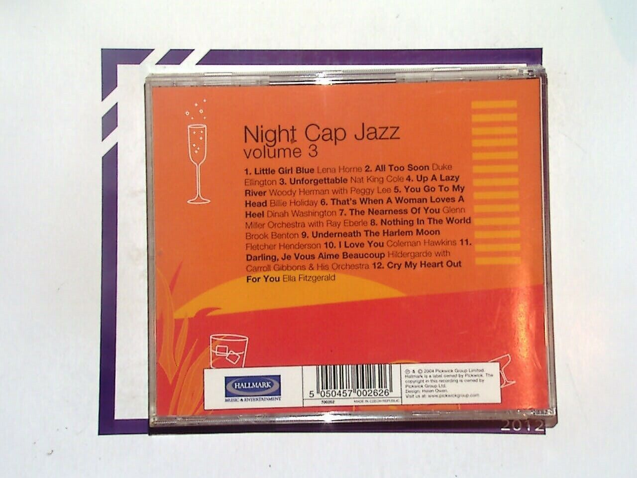 Night Cap Jazz, Vol. 3 - Various Artists CD Nr Mint