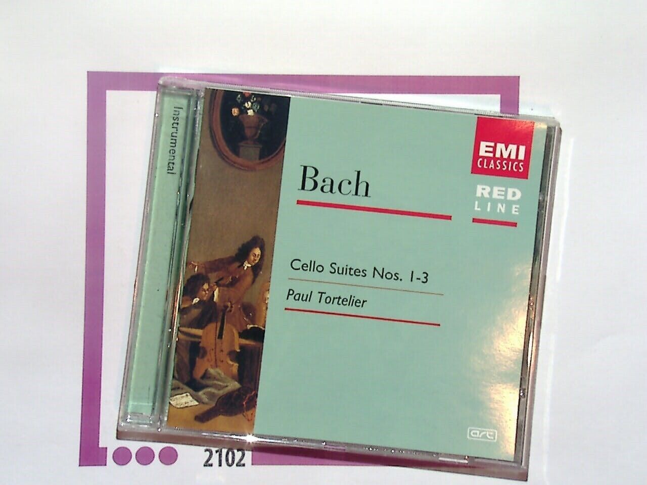 Paul Tortelier	Bach Suiten Fuer Cello 1,2,3 CD Mint