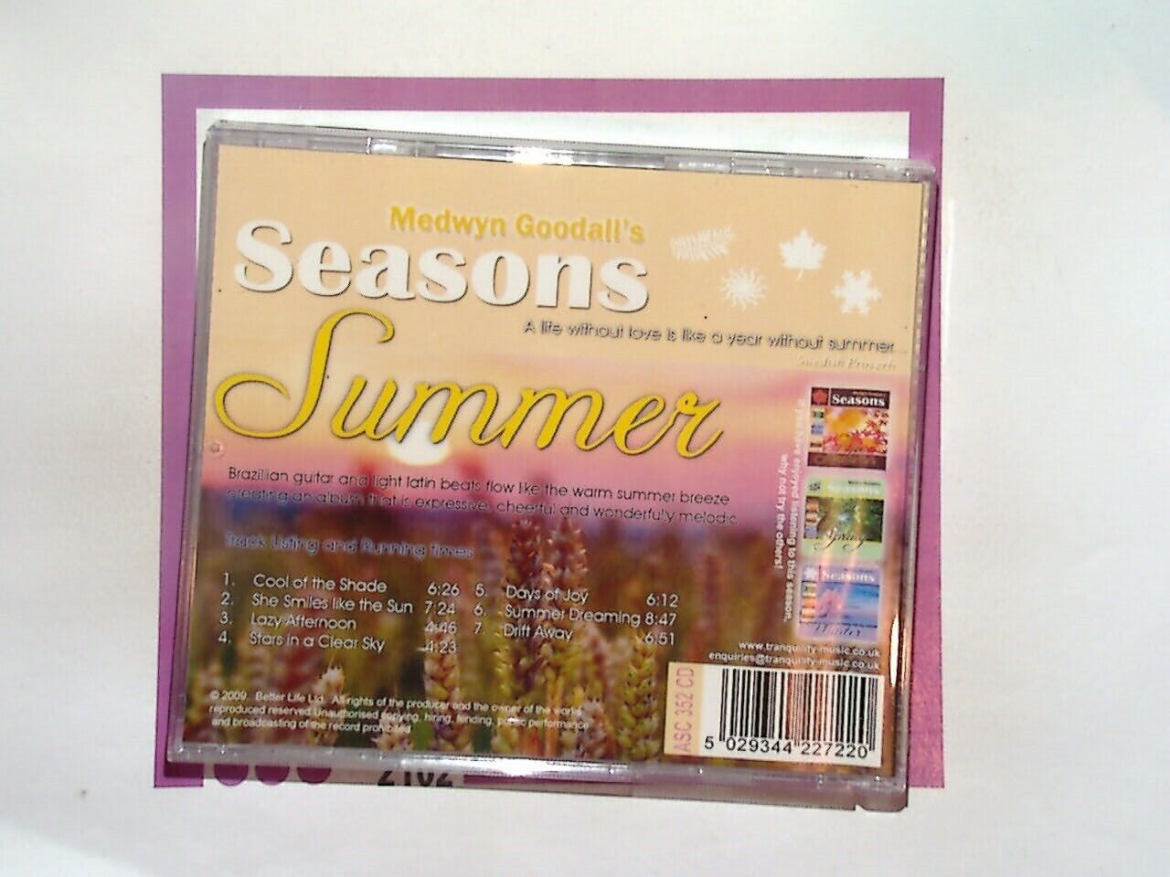 Medwyn Goodall`s Summer CD Mint