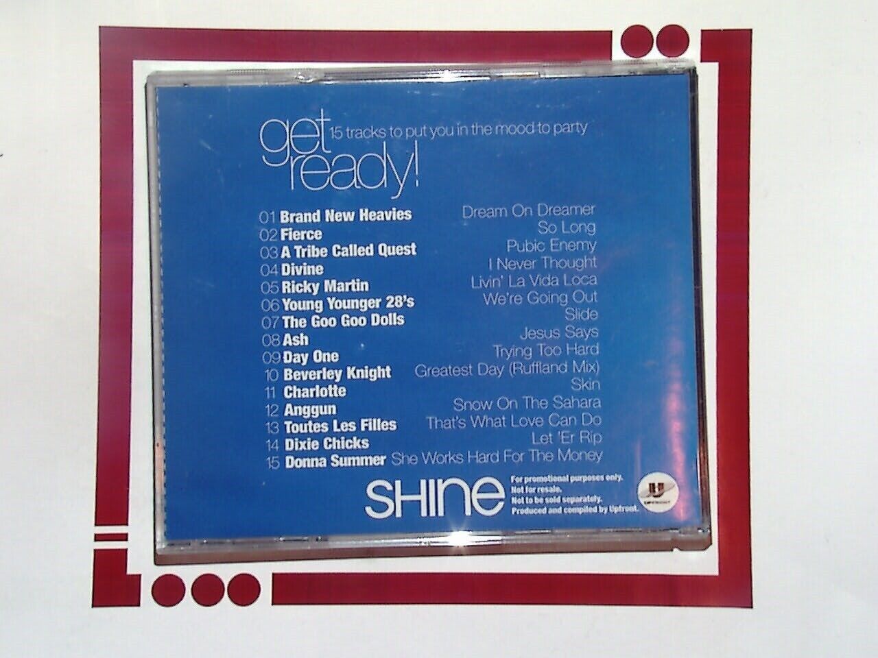 Shine	Get Ready! 15 Tracks for a party mood CD  VGC