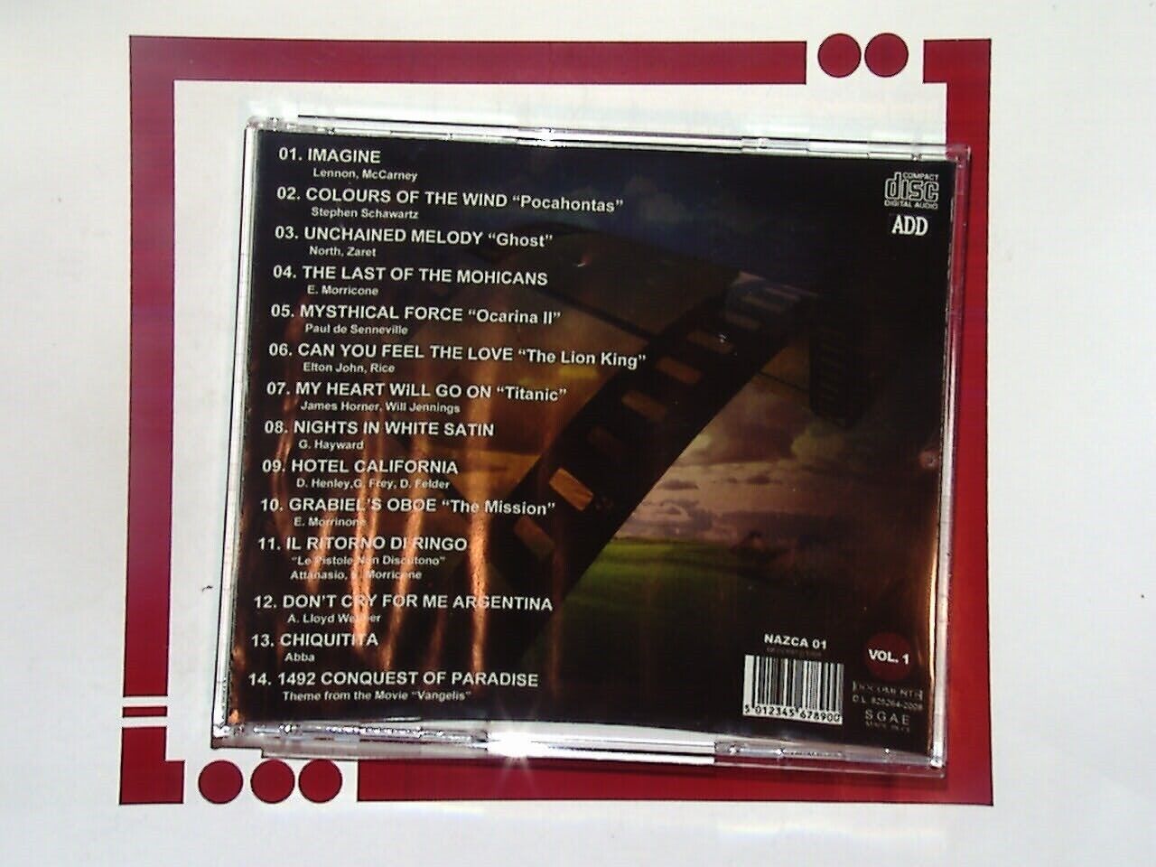 NAZCA	MoviExperience "Pan Pipe Song" CD Mint