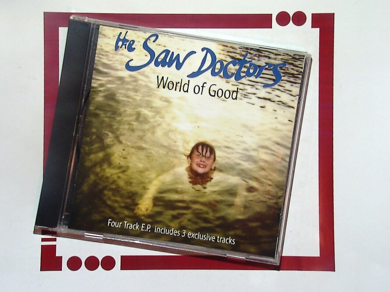 Saw Doctors	World Of Good 4 Track EP CD Mint