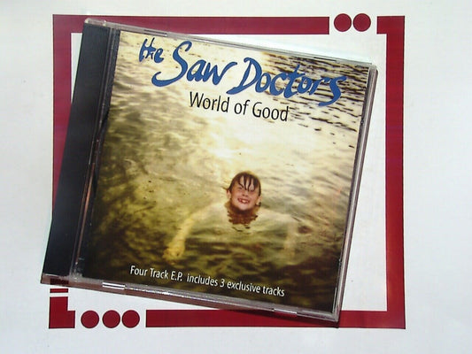 Saw Doctors	World Of Good 4 Track EP CD Mint