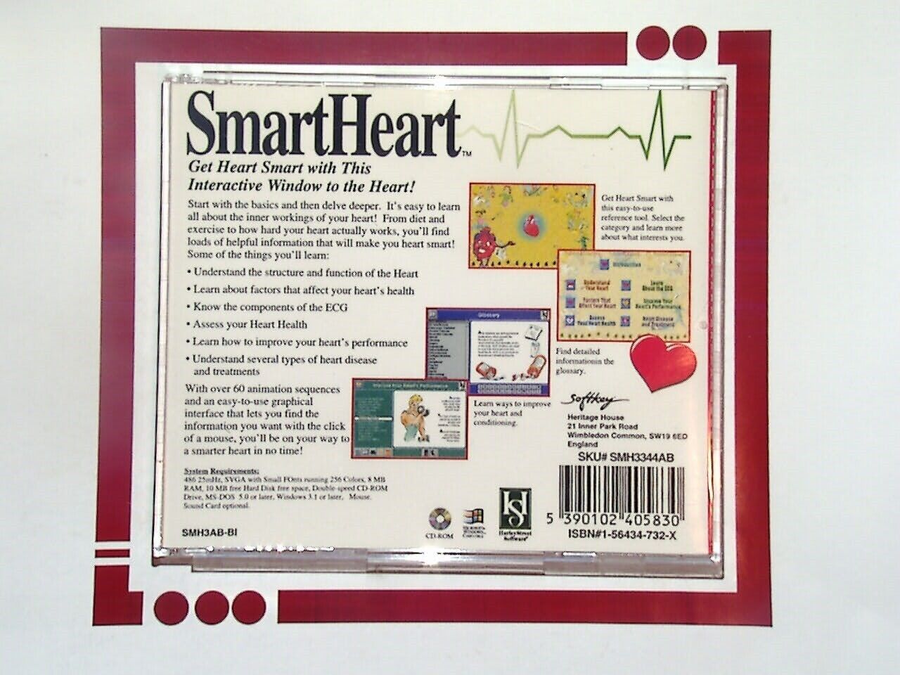 Softkey	SmartHeart Cd-Rom Software CD VGC
