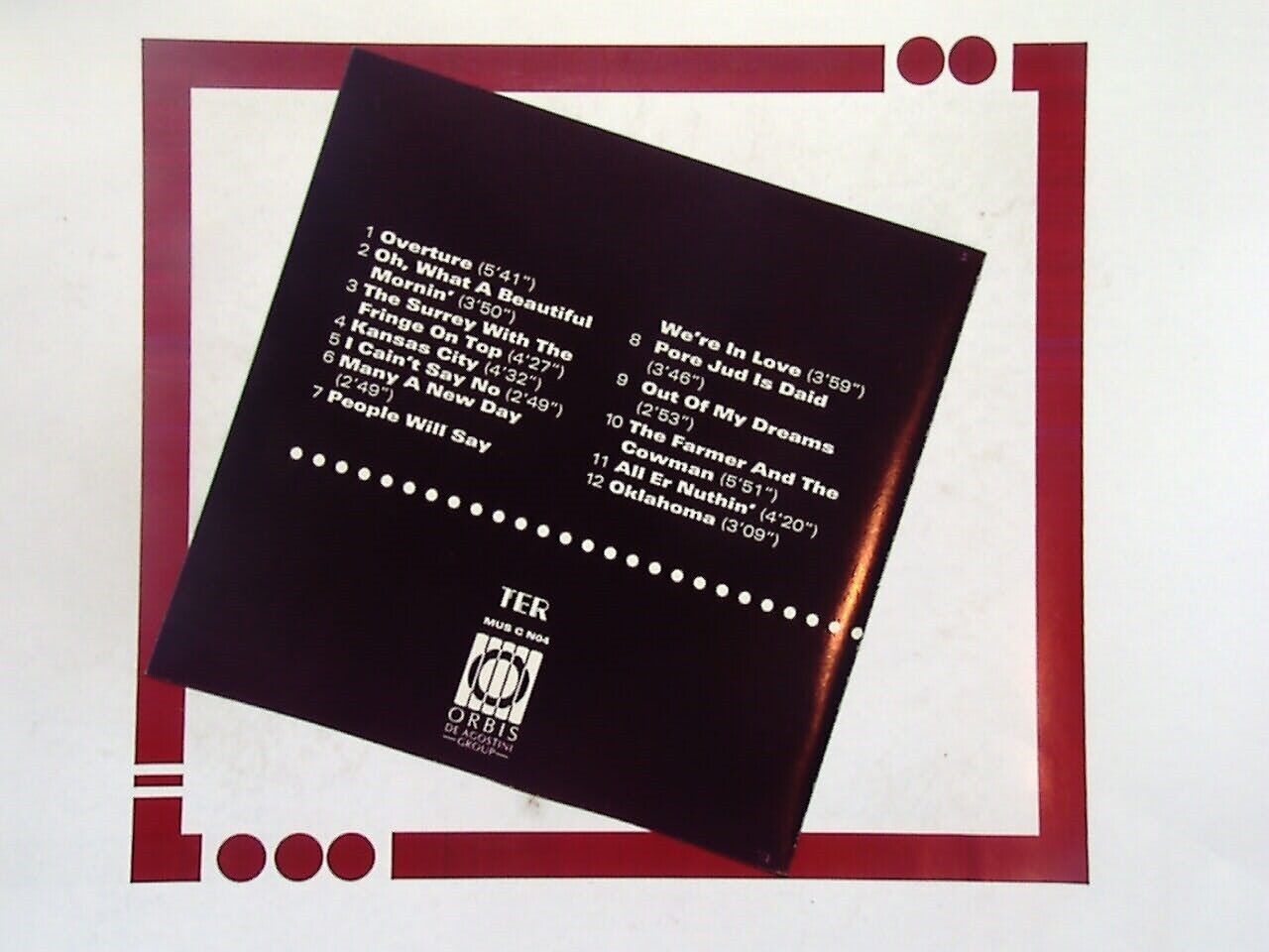 The Musicals Collection 4	Oklahoma! CD VGC