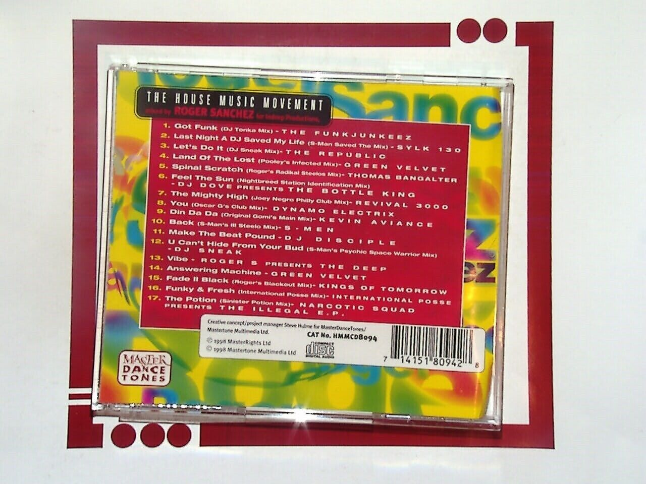 Roger Sanchez	The House Music Movement CD VGC