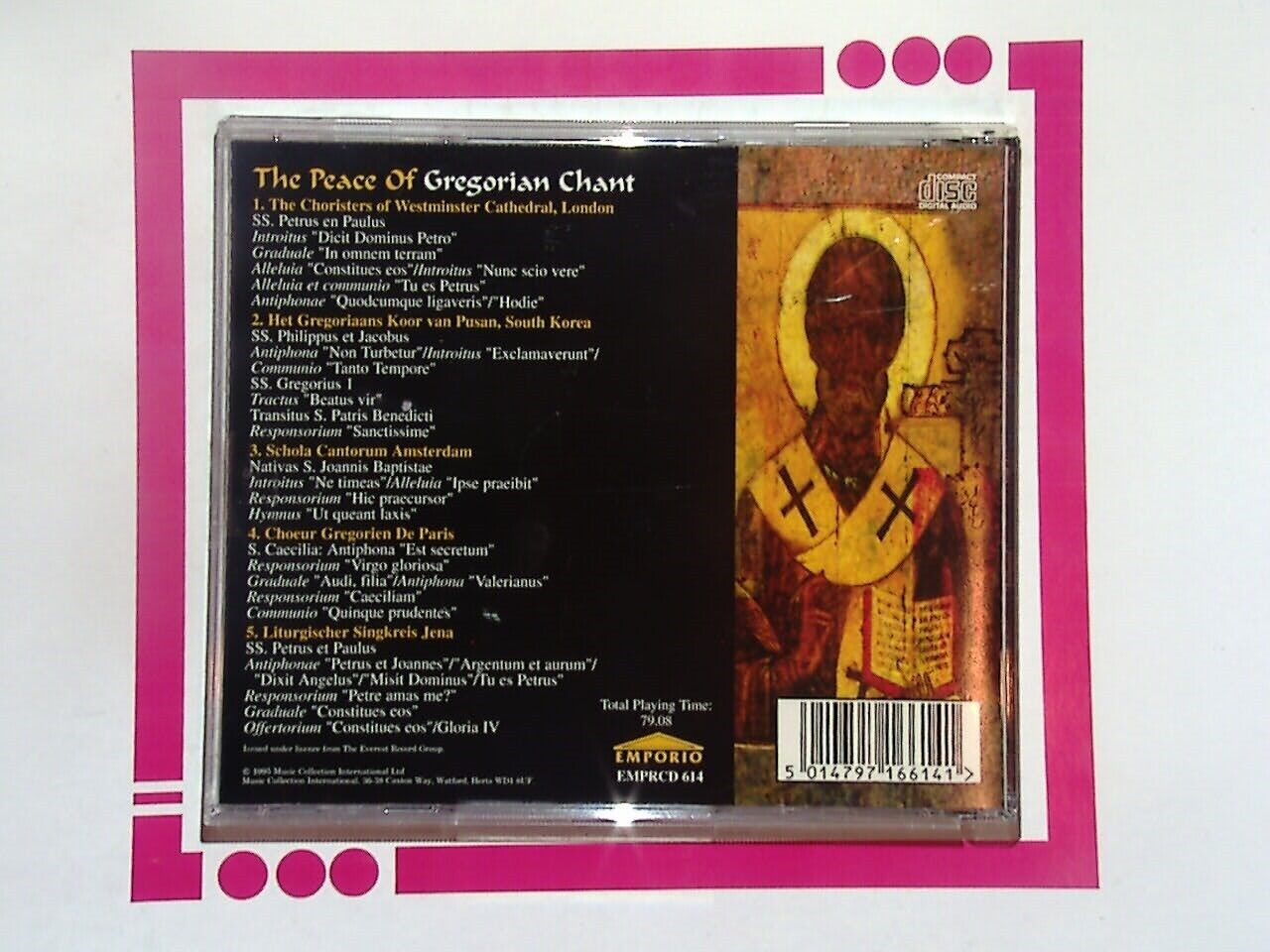 Peace of Gregorian Chant CD Mint
