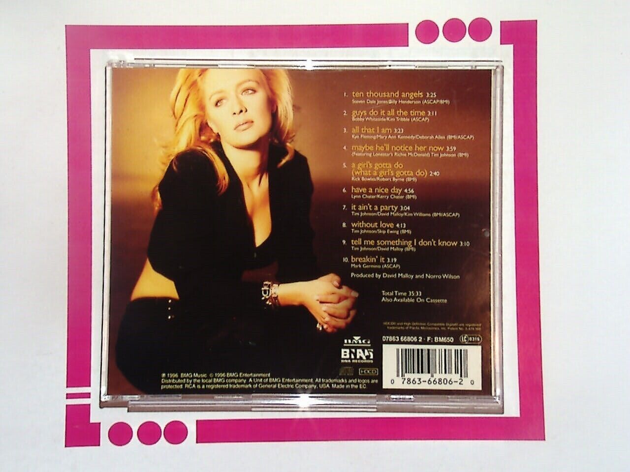 Mindy McCready - Ten Thousand Angels CD Mint