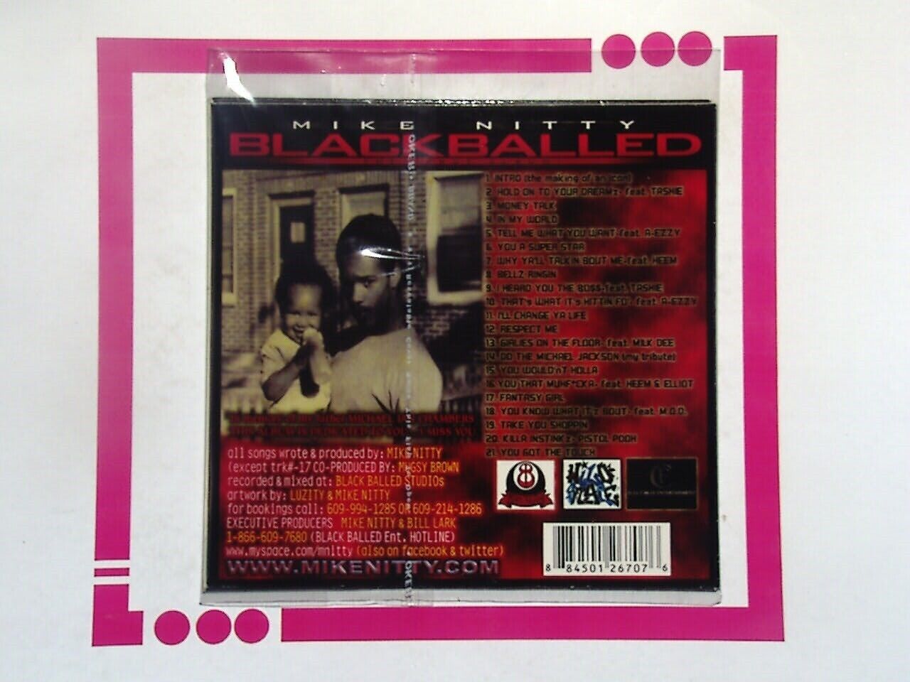 Mike Nitty	Blackballed  CD Mint