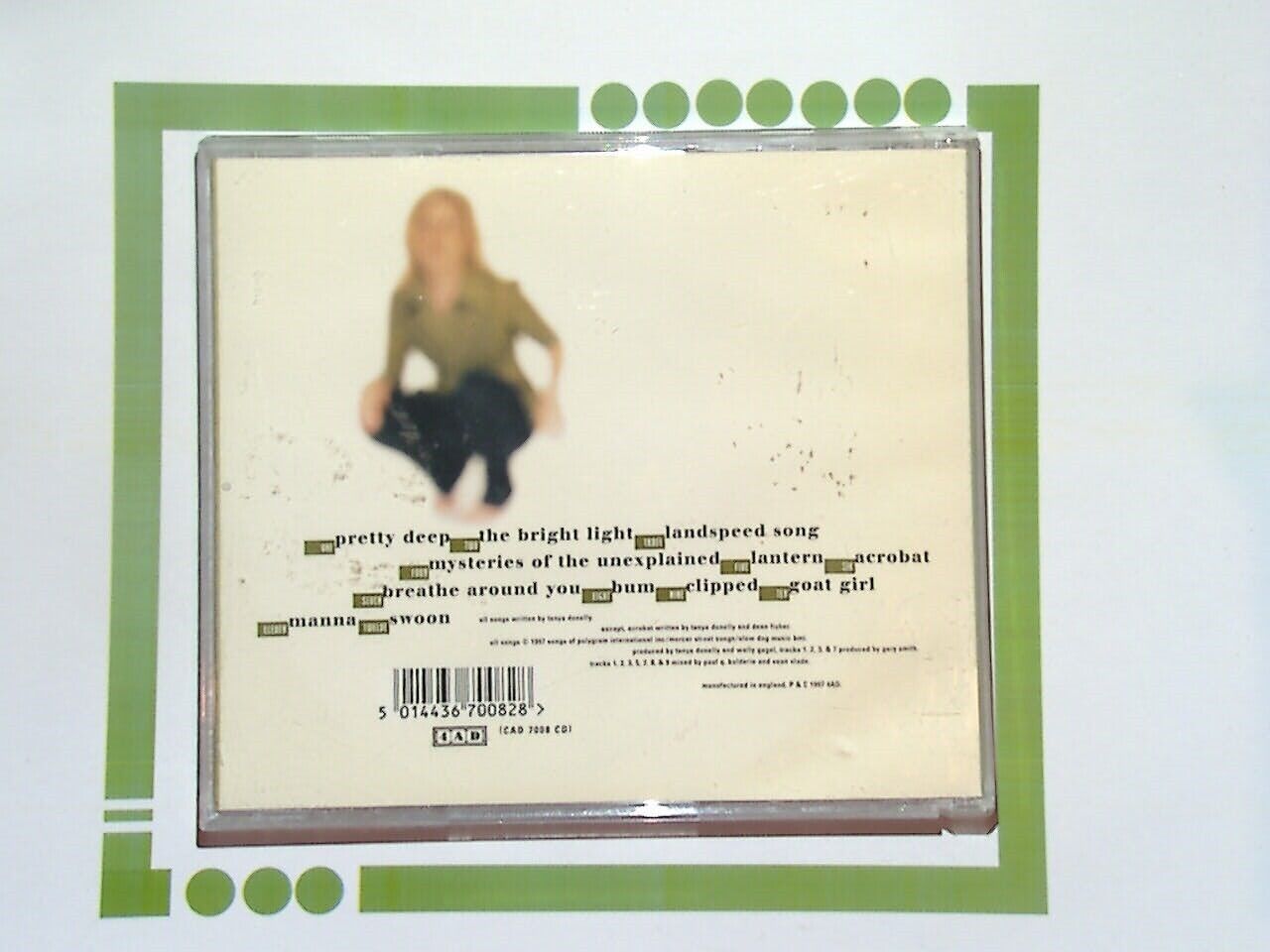 Tanya Donelly	Lovesongs For Underdogs CD Nr Mint