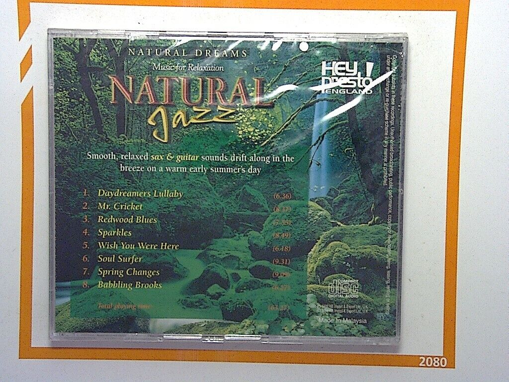 Natural Dreams Music For Relaxation	Natural Jazz CD New & Factory Sealed