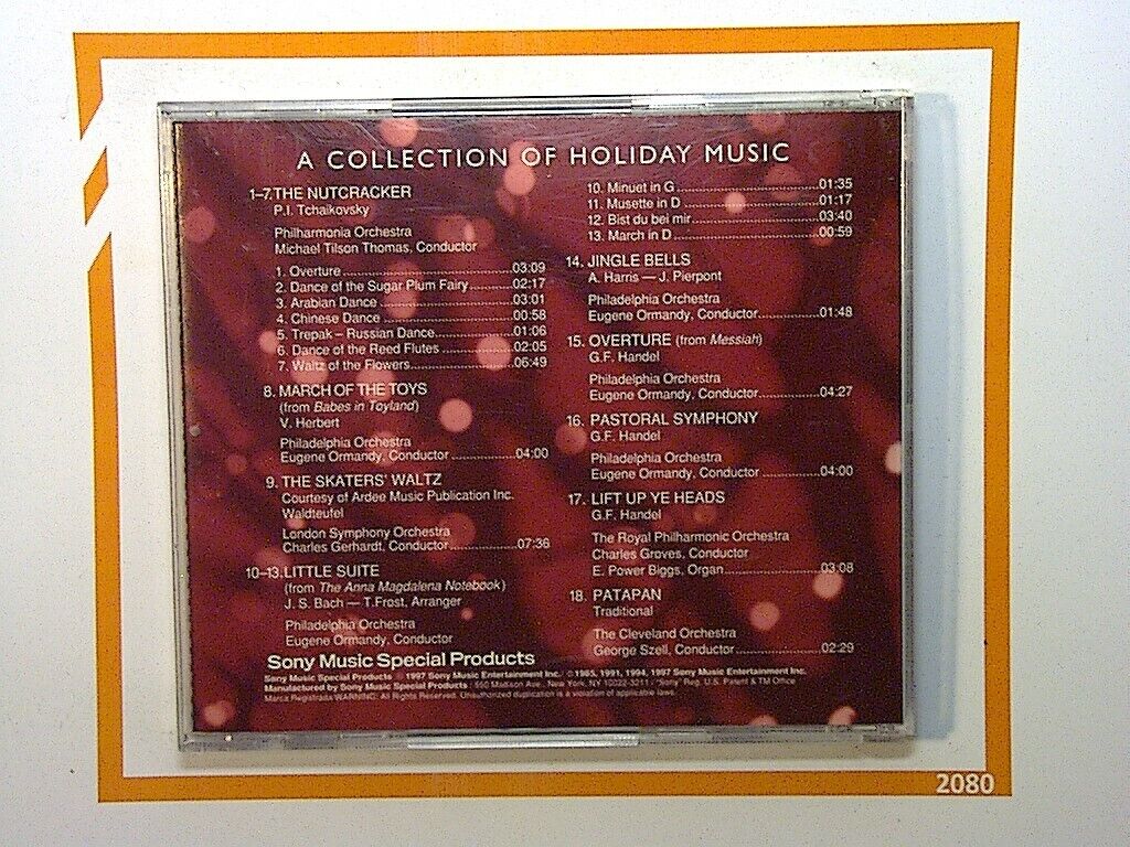 Sony Music	To Your Ears CD A Collection of Holiday Music Cd Nr Mint