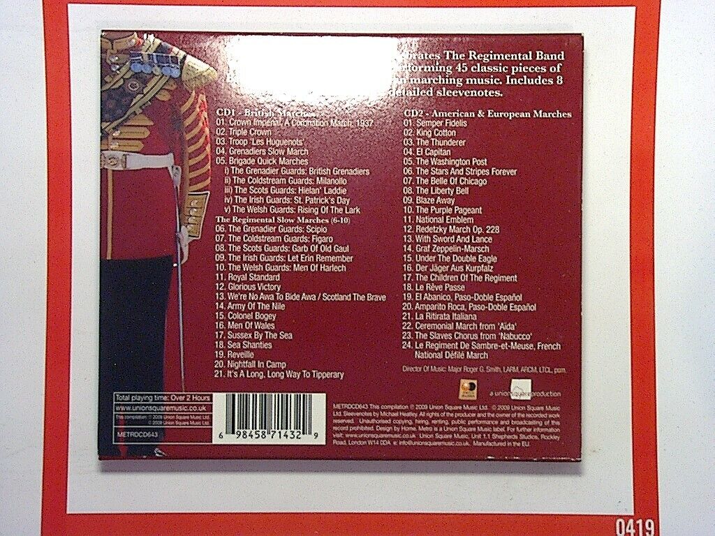 The Regimental Band of the Coldstream Guard	At Their Very Best 2CD Mint