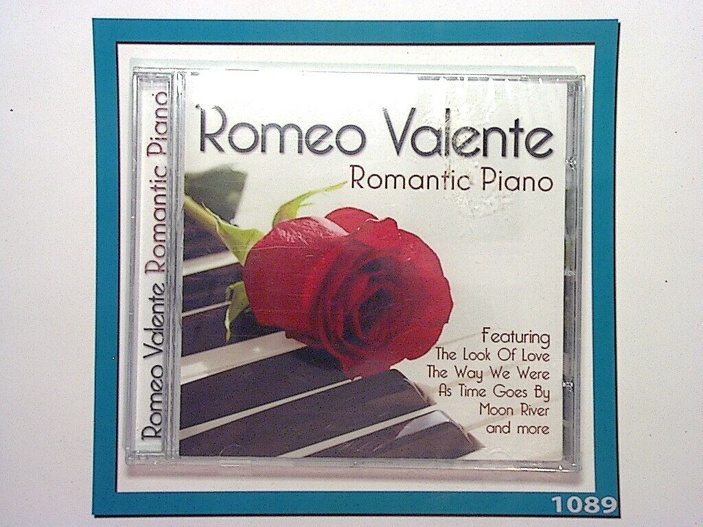 Romeo Valente: Romantic Piano CD NEW & Sealed (Gift Option)*