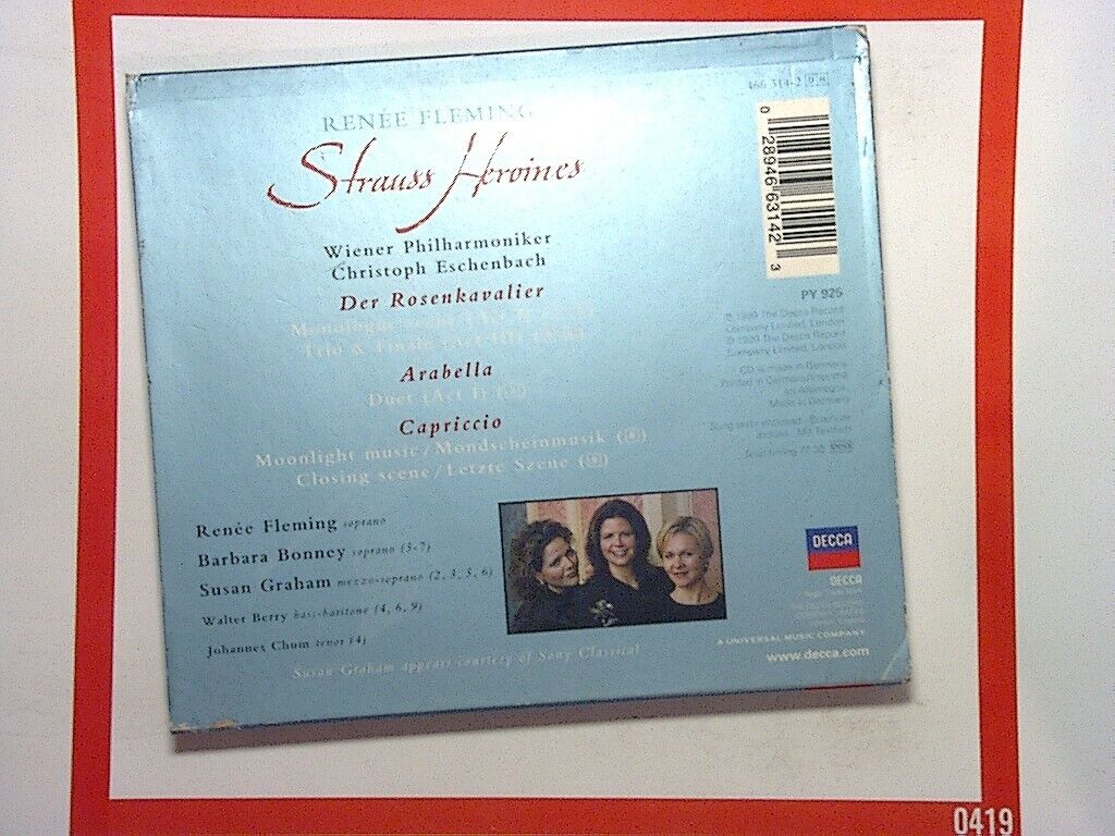 Renee Fleming 	Strauss Heroines CD Mint