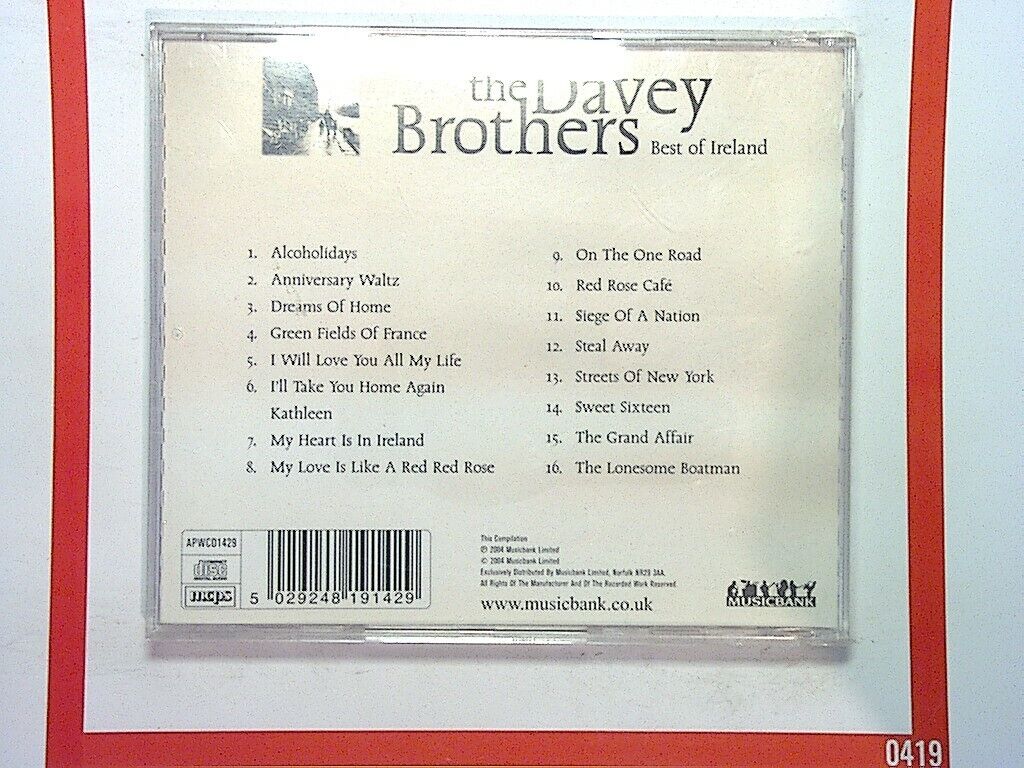 The Davey Brothers - Best Of Ireland CD Mint (Gift Option)*