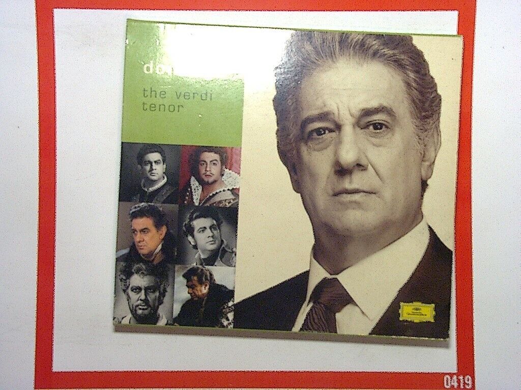 Placido Domingo	The Verdi Tenor CD Mint