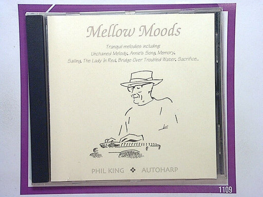 Phil King	Mellow Moods Autoharp CD Nr Mint