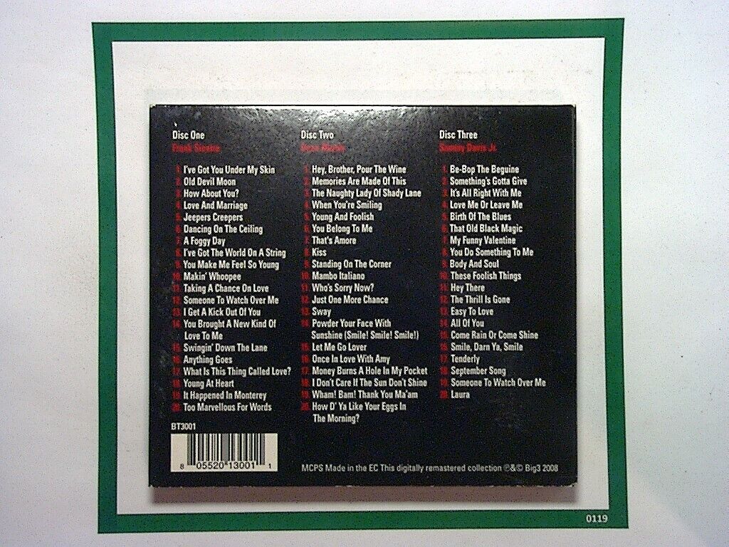 The Rat Pack - Rat Pack - The Big Three (2008) 3CD Mint