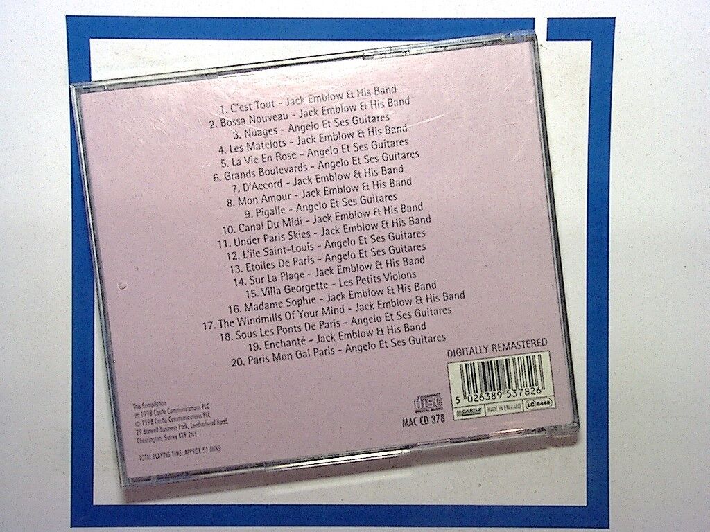 Various Artists - Music of France [Castle Pulse] (1998) CD Nr Mint