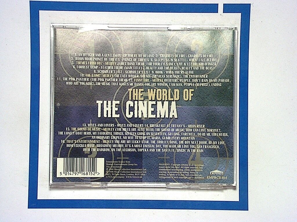 Various Artists - World of the Cinema (1998) CD Mint