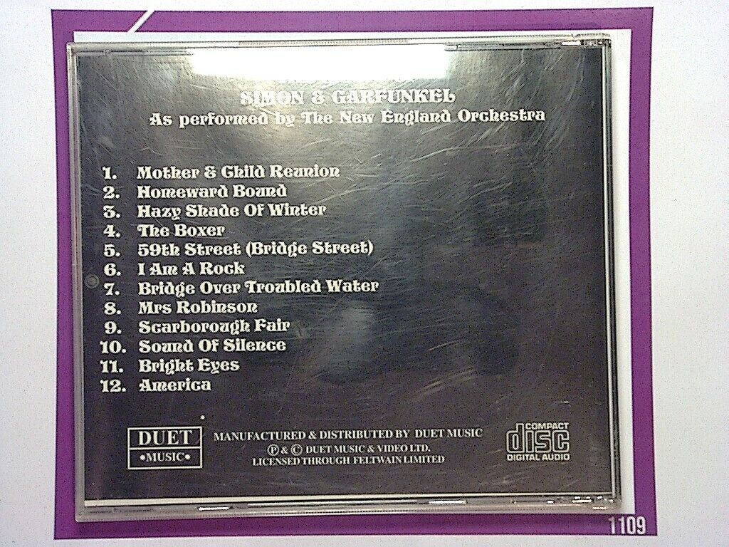 New English Orchestra	The Music of Simon & Garfunkel CD Nr Mint (Gift Option)*