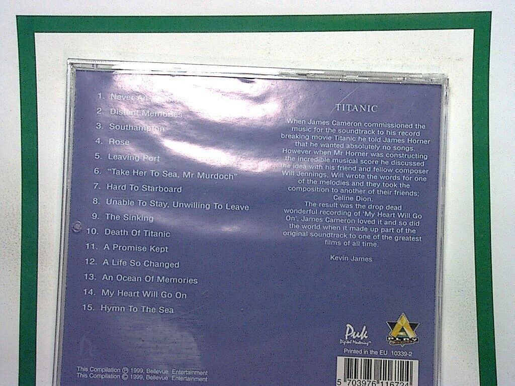 Ray Hamilton Orchestra	Titanic Music From The Motion Picture CD Nr Mint