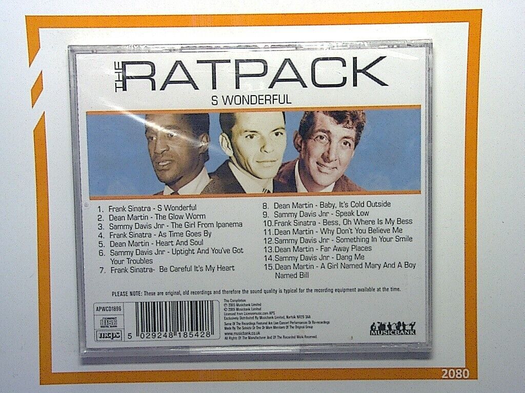 The Ratpack	S Wonderful CD New & Factory Sealed
