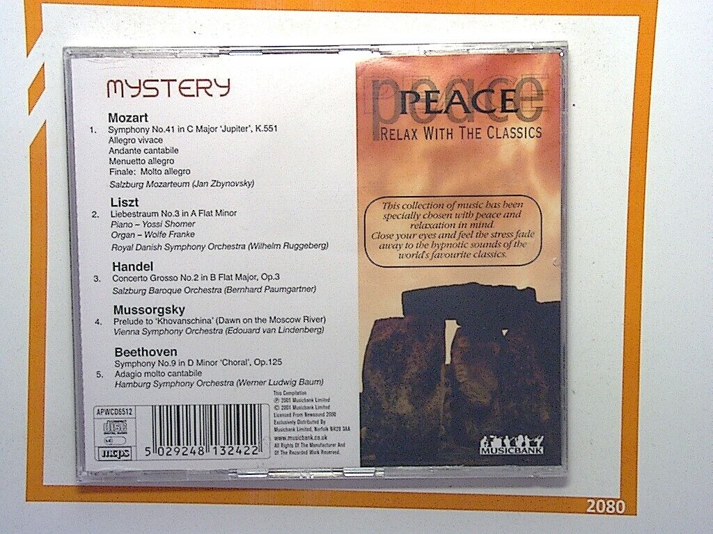 Mystery	Peace - Relax With The Classics CD New & Factory Sealed