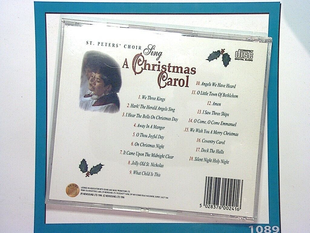 St Peter's Choir Christmas Carols CD Mint (Gift Option)*