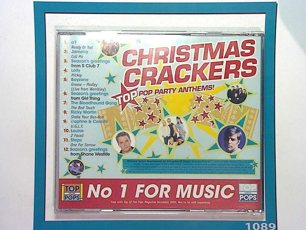 Top Of the Pops Magazine 	Christmas Crackers CD Mint (Gift Option)*