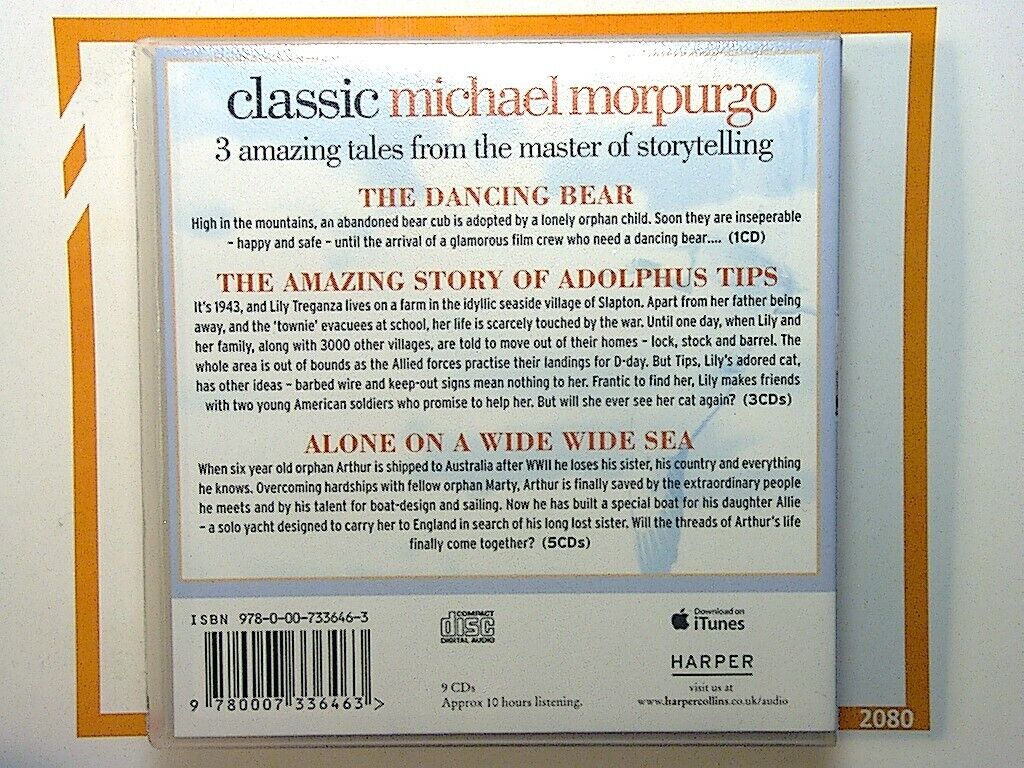 Michael Morpurgo 	The Classic Collection Volume 1 Audio CD VGC