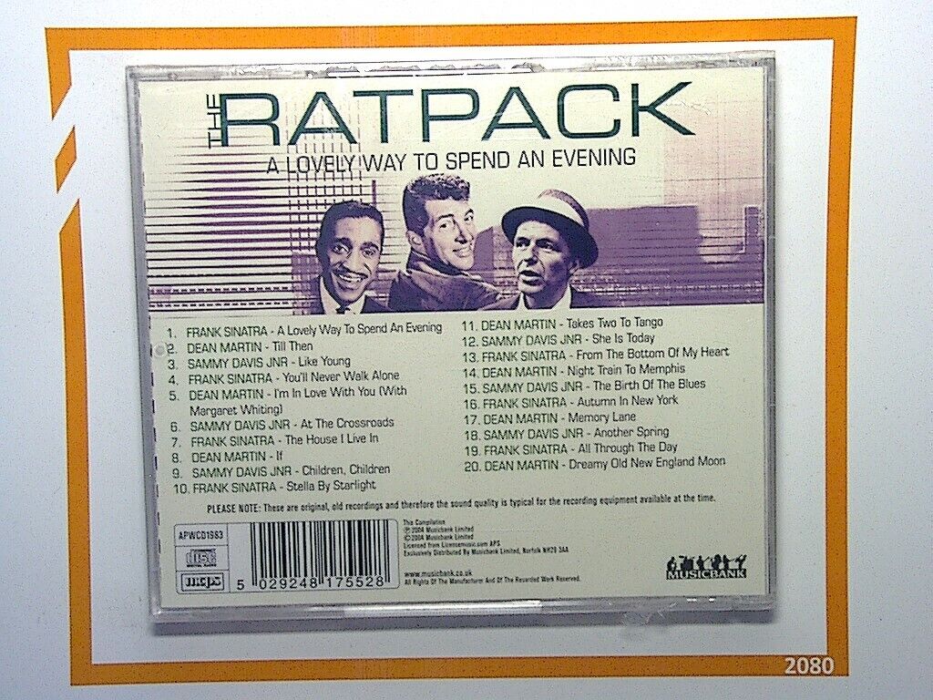 The Ratpack	A Lovely Way To Spend An Evening CD New & Factory Sealed