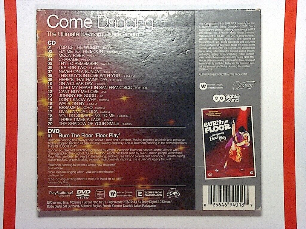 Various Artists-Come Dancing [CD/DVD] (2008) Nr Mint