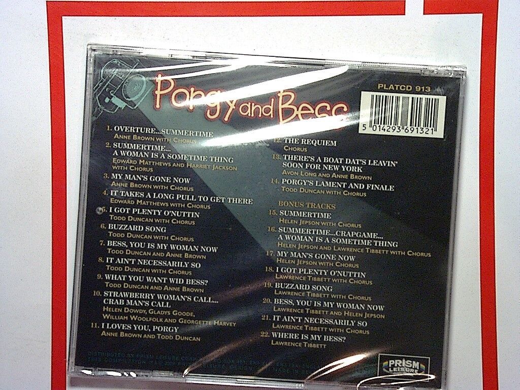 Various Artists - Porgy and Bess [Prism] Broadway Musicals New & factory Sealed