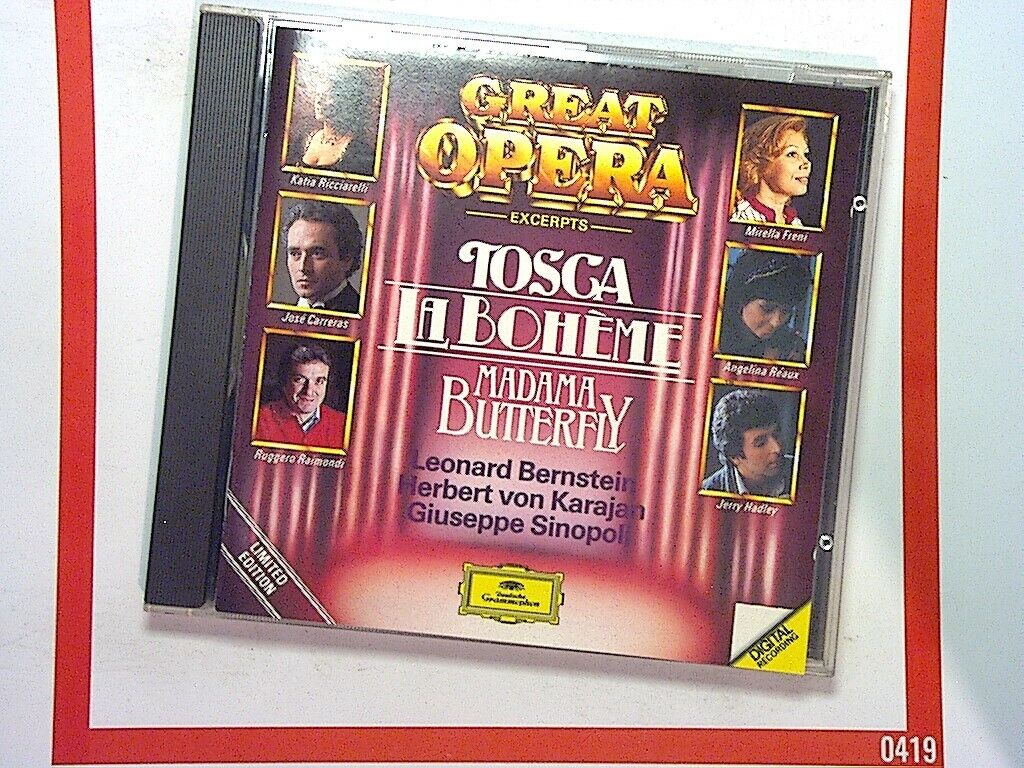 Puccini: Great Opera Exerpts CD Mint (Gift Option)*