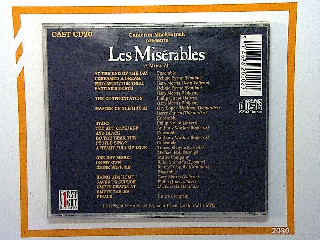 Soundtrack - Les Miserables [International Cast First Night] Nr Mint